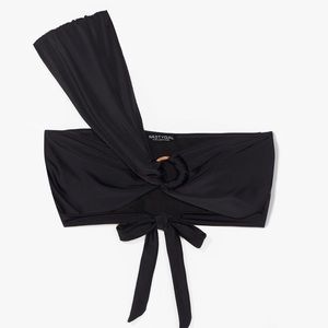 One shoulder wrap top